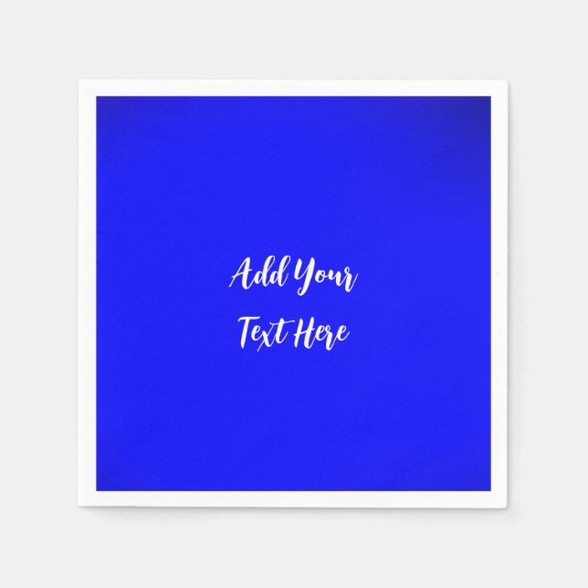 Professionell handskrift lägga till text modern bl pappersservett (Framsidan)