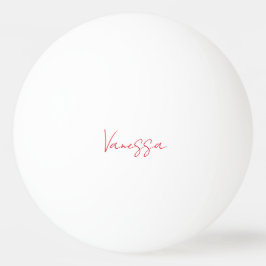 Professionell handskrift namn anpassningsbar pingisboll