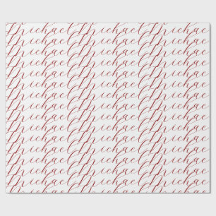 Professionell handskriven namn minimalistisk moder presentpapper