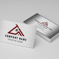 Professionell Handyman Logotyp Metallkonstruktion