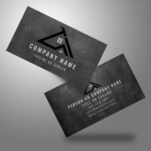Professionell Handyman Logotyp Monochrome ConTRAR Visitkort
