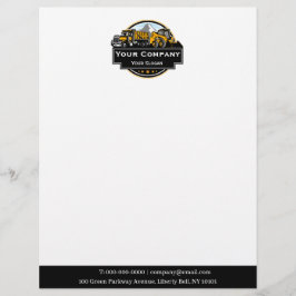 Professionell Heavy Equipment Construction Company Brevhuvud