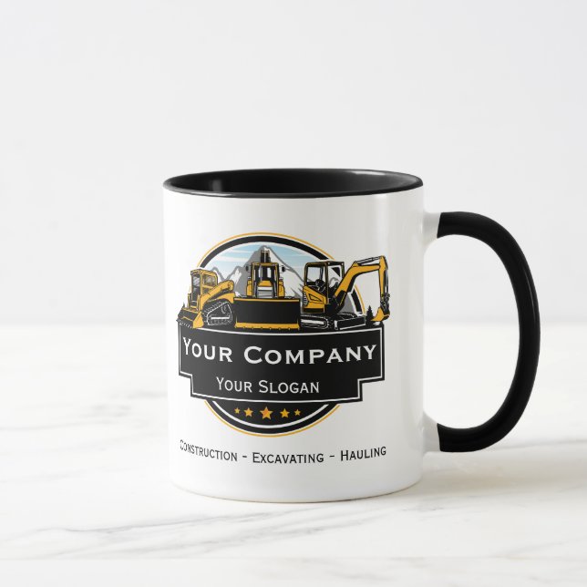 Professionell Heavy Equipment Construction Company Mugg (Höger)