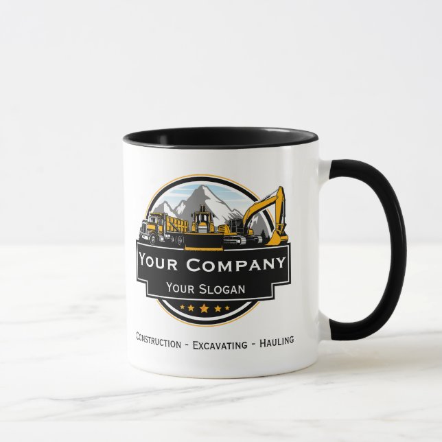 Professionell Heavy Equipment Construction Company Mugg (Höger)
