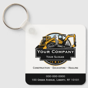 Professionell Heavy Equipment Construction Company Nyckelring