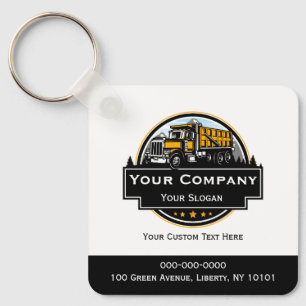 Professionell Heavy Equipment Construction Company Nyckelring