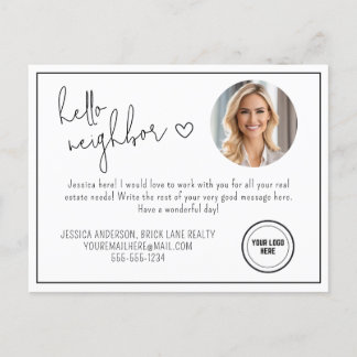 Professionell Hello Neighbor Realty Vykort