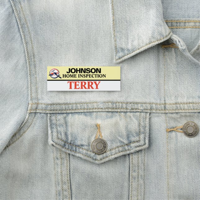 Professionell Heminspektion Namnbricka (På plats)