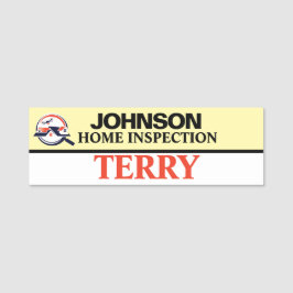 Professionell Heminspektion Namnbricka