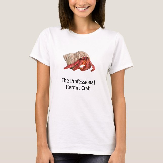Professionell Hermit Crab T Shirt (Framsida)