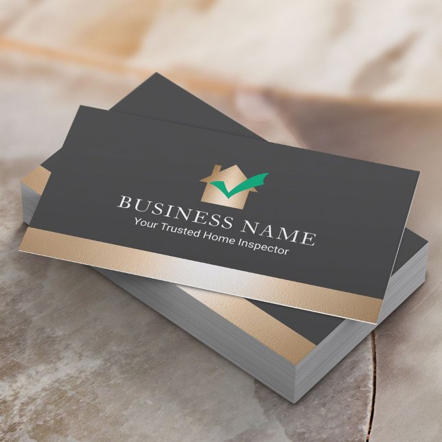 Professionell Home Real Gods Inspection Visitkort (Skapare uppladdad)