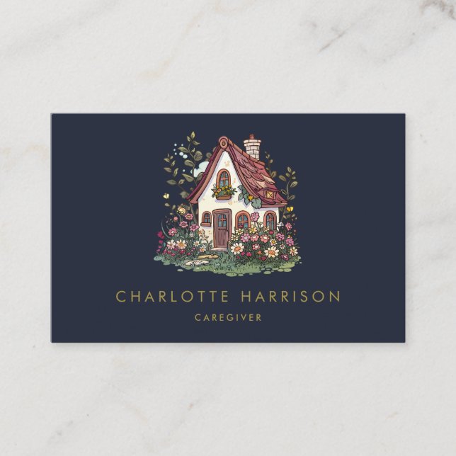 Professionell House Caregiver Services Visitkort (Framsida)