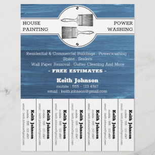 Professionell House Painter Decorator ConTRAP Reklamblad
