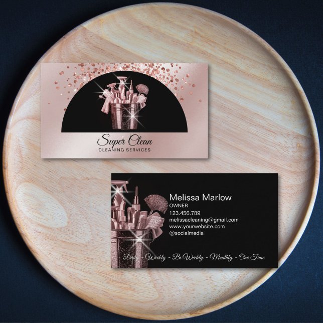Professionell House Städning Hushållning Visitkort (Skapare uppladdad)