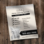 Professionell House Städning Maid Service Cream Flygblad<br><div class="desc">Hemma Städning Maid Service Cream Bostadssparande Flyers.</div>