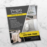Professionell House Städning Maid Service Guld Flygblad<br><div class="desc">Professionell House Städning Maid Service Guld Flyers.</div>