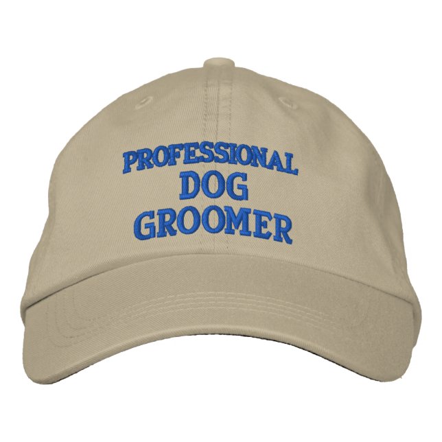 PROFESSIONELL HUND GROOMER BRODERAD KEPS (Framsida)