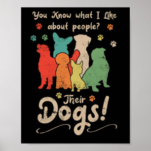 Professionell Hund Groomer Pappa Grooming Doggie Poster