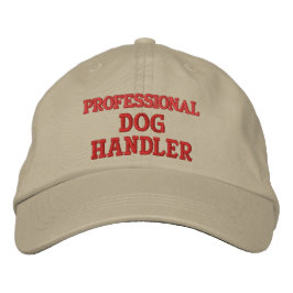 PROFESSIONELL HUND HANDLER BRODERAD KEPS