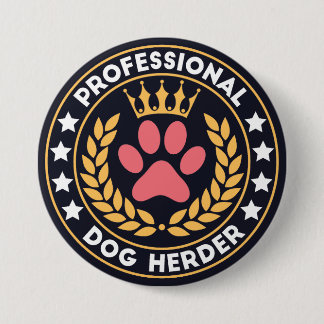 Professionell hund herder knapp