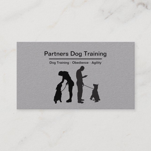 Professionell Hund Training Services Visitkort (Framsida)