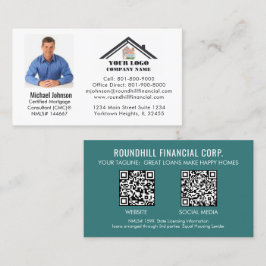 Professionell Hypoteksfoto Logotyp QR-kod Visitkort