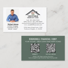 Professionell Hypoteksfoto Logotyp QR-kod Visitkort