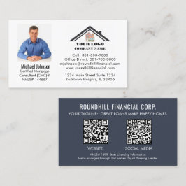 Professionell Hypoteksfoto Logotyp QR-kod Visitkort
