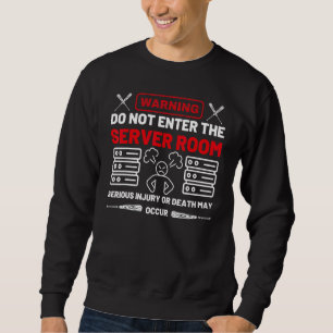 Professionell IT Sysadmin Network och Server Admin Lång Ärmad Tröja