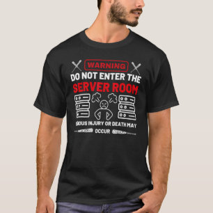 Professionell IT Sysadmin Network och Server Admin T Shirt