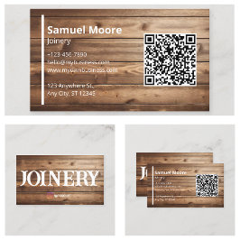 Professionell Joinery Templates Visitkort