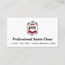 Professionell Jultomten: Klassiskt jultema Visitkort