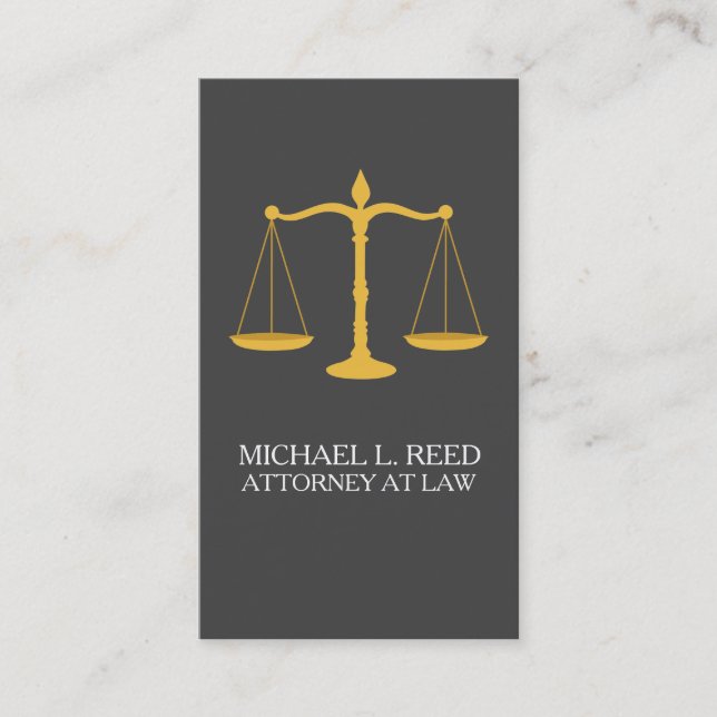 Professionell JURIST Visitkort (Framsida)