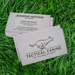 Professionell K9-utbildning Visitkort