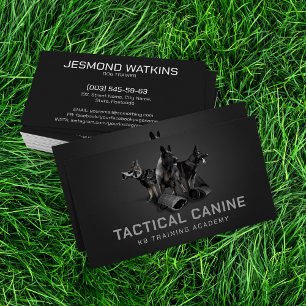 Professionell K9-utbildning Visitkort