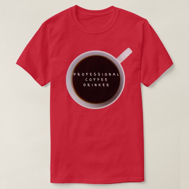 Professionell kaffetoppare 1 t shirt (Design framsida)