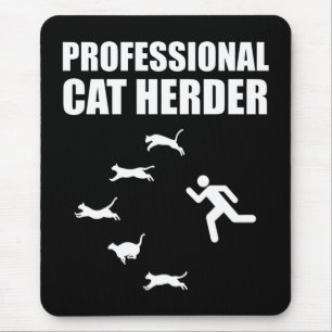 Professionell Katt Herder Funny Samlare Katt Musmatta