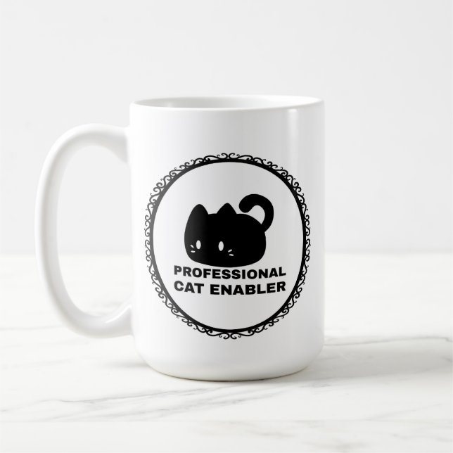 Professionell kattaktiverare kaffemugg (Vänster)