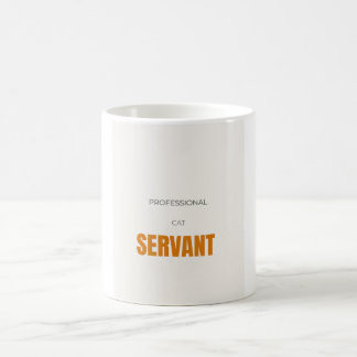 Professionell kattjänare Rolig kattälskare Kaffemugg