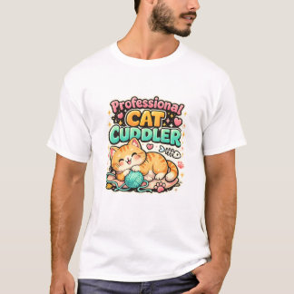 Professionell kattkramare t shirt