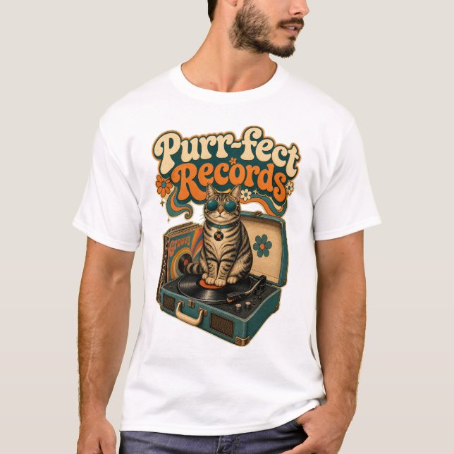 Professionell kattstickare t shirt (Framsida)