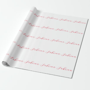 Professionell klassisk handskriven namn anpassning presentpapper