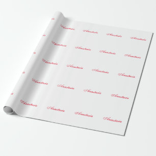 Professionell klassisk handskriven namn Anpassning Presentpapper