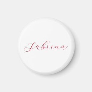 Professionell klassisk handstil namn anpassningsba magnet