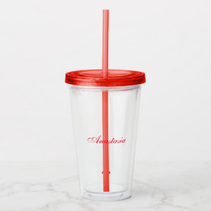 Professionell klassisk handstil namn anpassningsba take away mugg