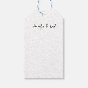 Professionell Klassisk Kalligrafi Minimalistisk En Presentetikett