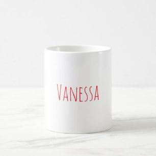Professionell klassisk kalligrafi namn anpassad rö kaffemugg