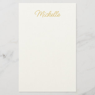 Professionell Klassisk Minimalistisk Enkel Egen Na Brevpapper