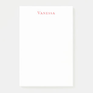 Professionell klassisk typsnitt eget namn anpassad post-it block