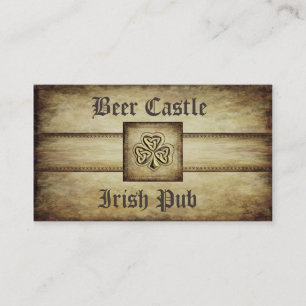Professionell klassy grunge Irish turchock schrock Visitkort